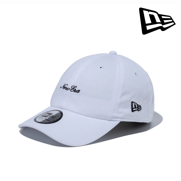 NEW ERA ニューエラ キャップ ミニ スクリプト ロゴ WHITE ONEサイズ