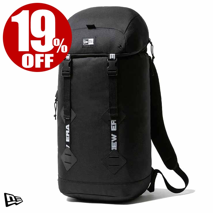 New Era ニューエラ リュック ラックサック 35l ロゴテープ ブラック ホワイト Black Ne410 期間限定送料無料 フィットネスウェアのセレクトショップ La Body