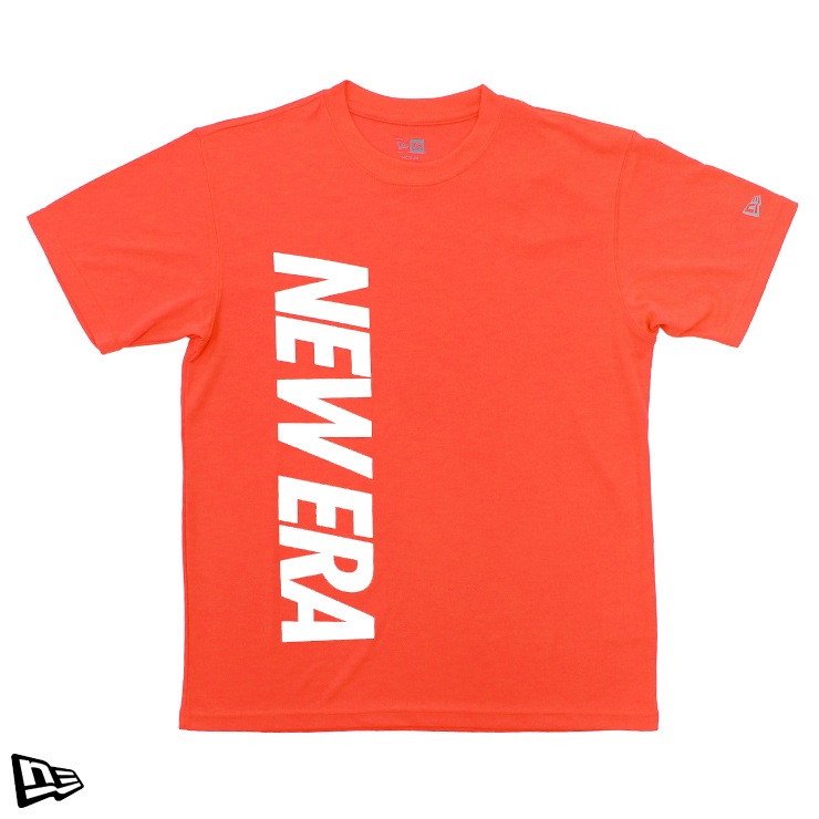 New Era ニューエラ バーチカルロゴ Tシャツ Neon Orange Mサイズ Lサイズ Xlサイズ 新着商品 3月9日時発売 フィットネスウェアのセレクトショップ La Body