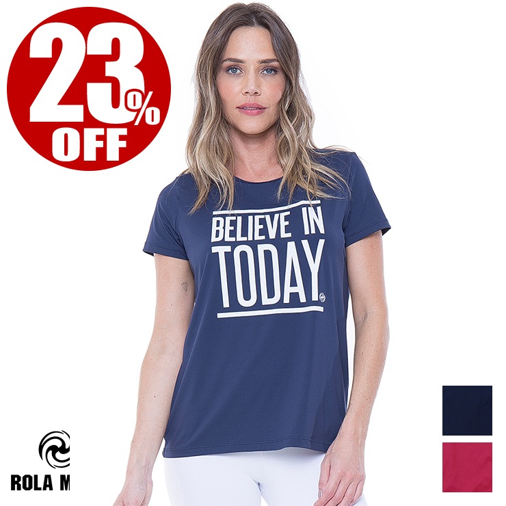 Rola Moca ローラモサ ロゴ Tシャツ Navy Pink Mサイズ Lサイズ Rm 期間限定送料無料 フィットネスウェアのセレクトショップ La Body