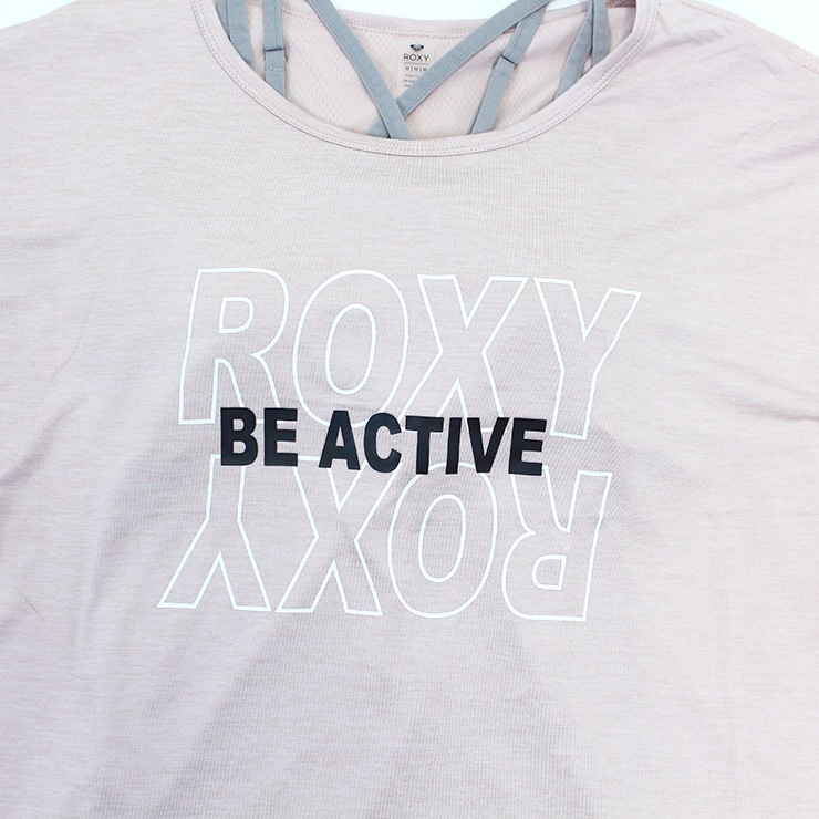 アウトレット 19 Off Roxy ロキシー Tシャツ カップ付きキャミ 2枚セット 吸水 速乾 Pink White Mサイズ Ro4523 期間限定送料無料 フィットネスウェアのセレクトショップ La Body