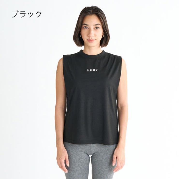 ROXYロキシースポーツブラとレギンスセット ブラック ヨガピラティスジム 倉庫一掃大SALE] ROXY/ロキシー レディース 水陸両用