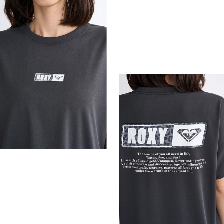 ROXY ロキシー Tシャツ レディース 半袖 吸水速乾 ロゴ 秋新作