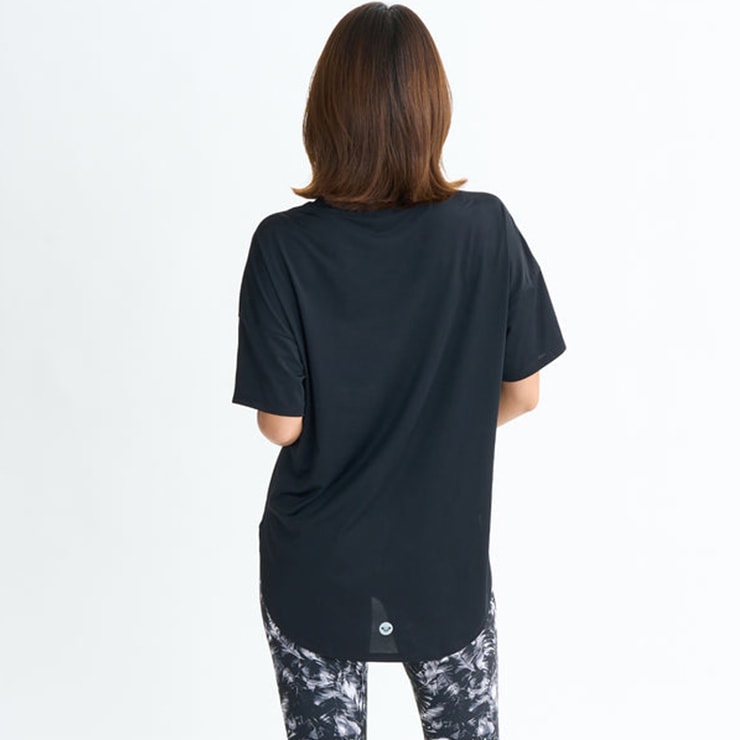 ROXY ロキシー Tシャツ ユニセックス 半袖 速乾 UV ロゴ