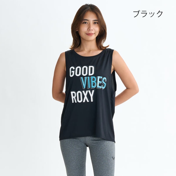 ROXY ロキシー タンクトップ ユニセックス 速乾 ロゴ UV エクササイズ
