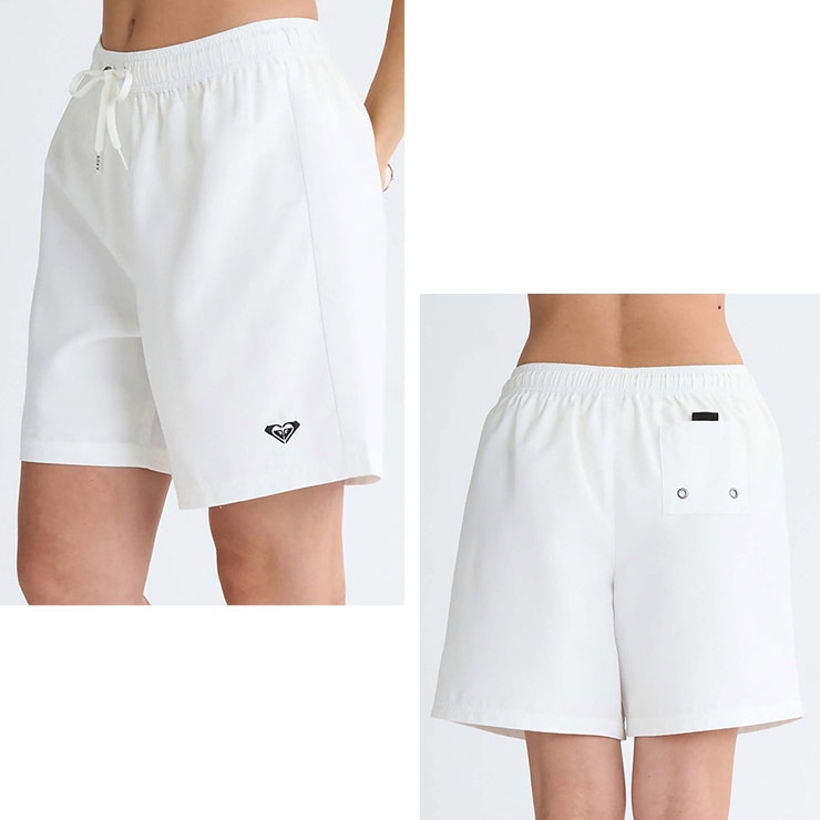 ROXY 正規品 ロキシー ボートショーツ UV 塩素対応 ウエストゴム
