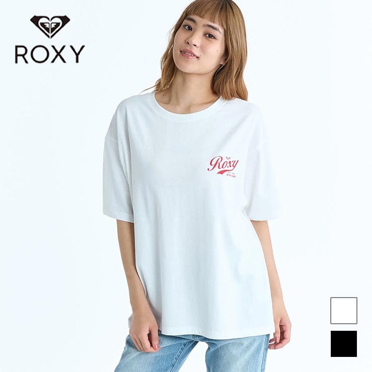 ROXY 正規品 ロキシー Tシャツ 半袖 WITH HEART レディース ドロップ