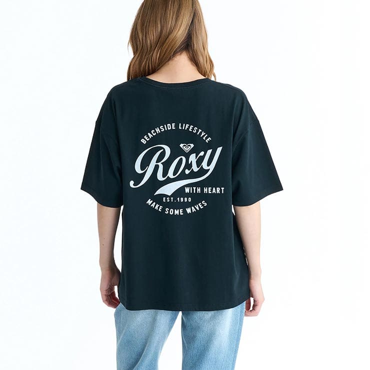 ROXY 正規品 ロキシー Tシャツ 半袖 WITH HEART レディース ドロップ