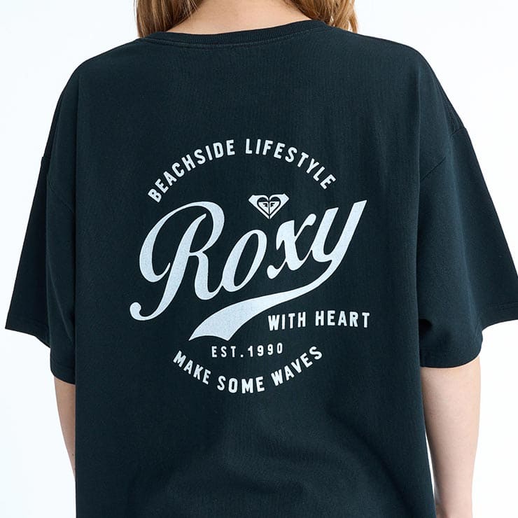ROXY 正規品 ロキシー Tシャツ 半袖 WITH HEART レディース ドロップ