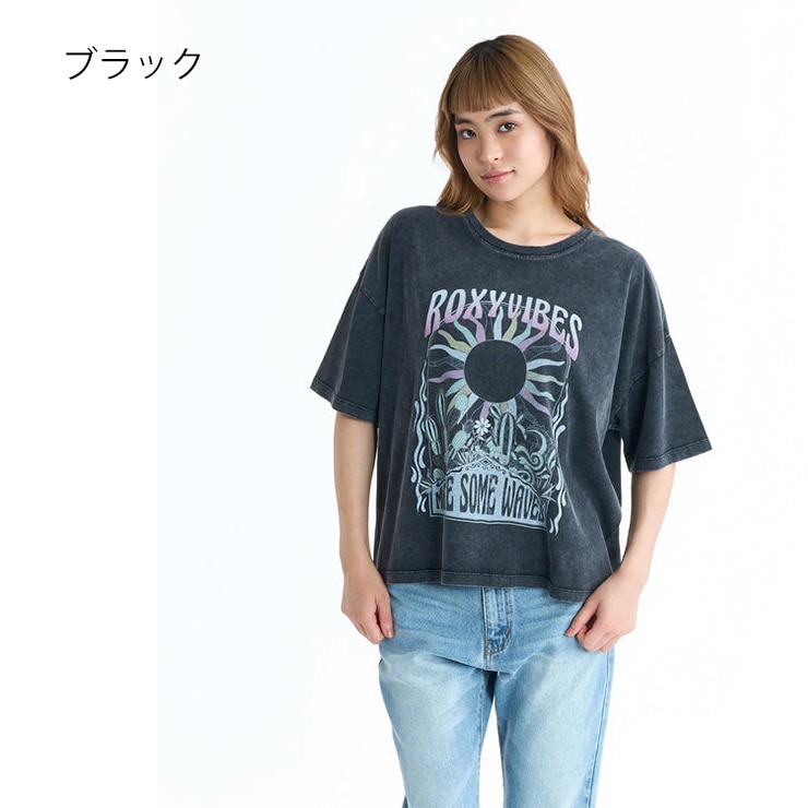 ROXY 正規品 ロキシー Tシャツ 半袖 2026春夏 ルーズシルエット 綿