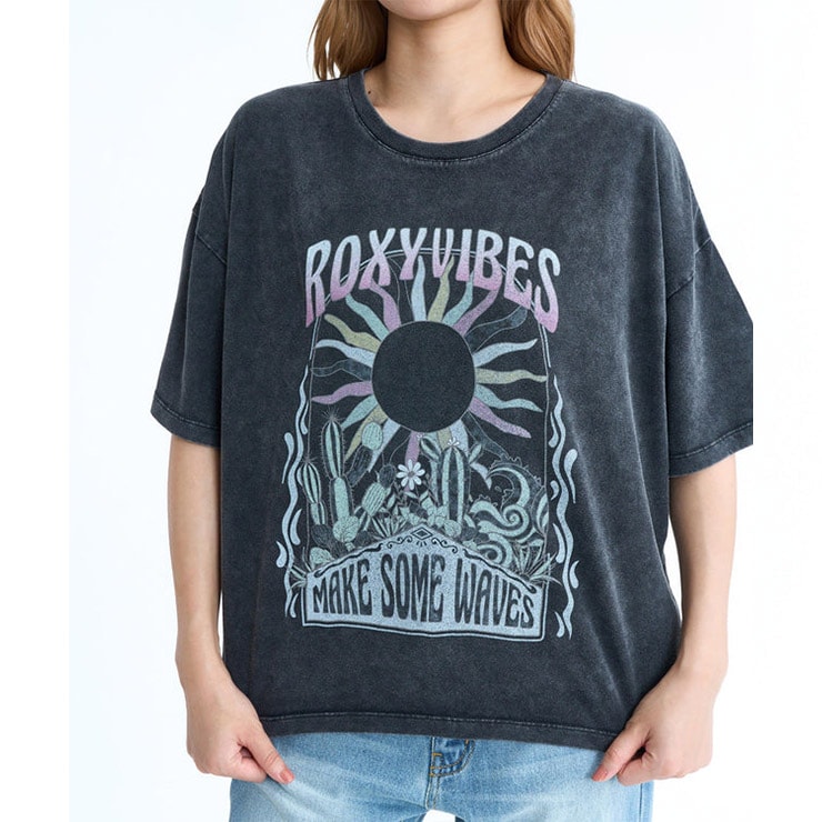 ROXY 正規品 ロキシー Tシャツ 半袖 2026春夏 ルーズシルエット 綿