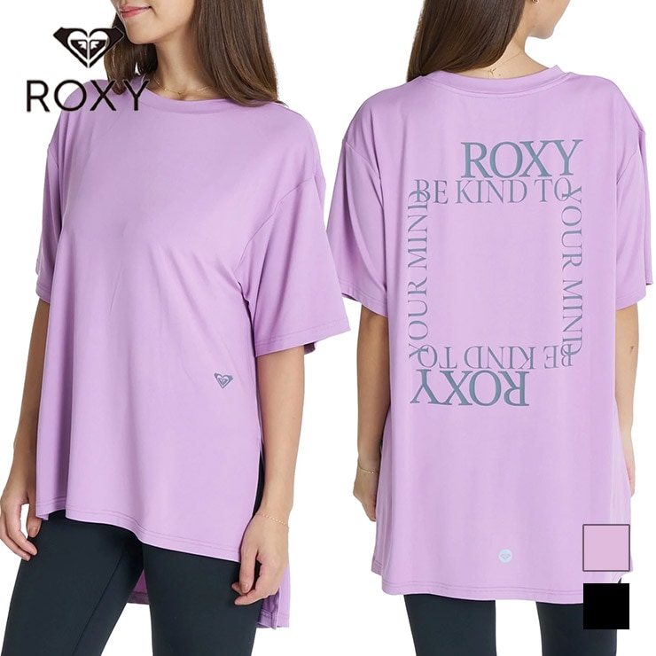 ROXY 正規品 ロキシー Tシャツ 半袖 ロゴ 速乾 UV 水陸両用 ストレッチ