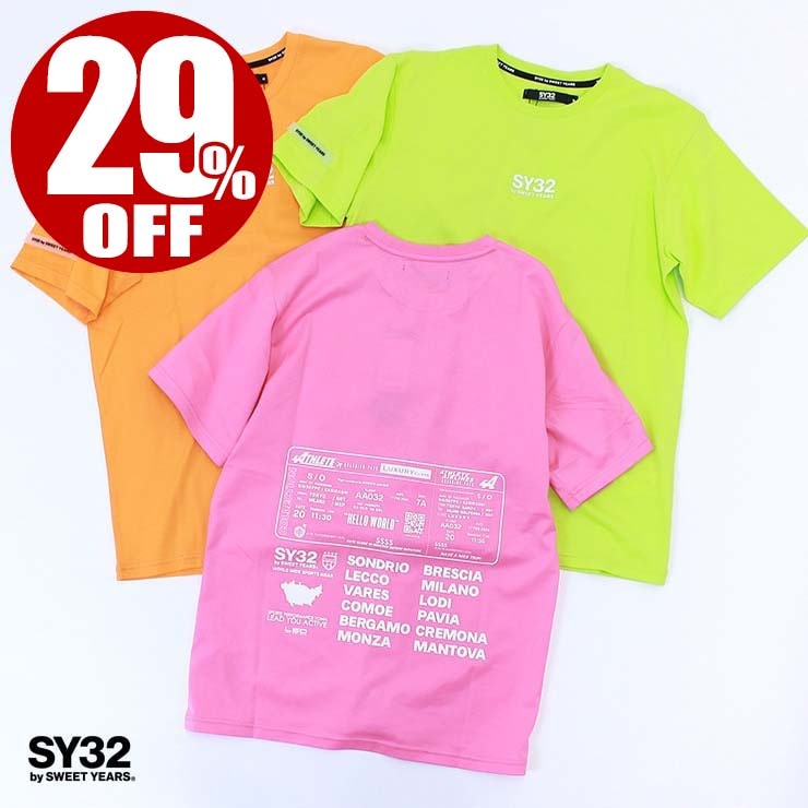 アウトレット 29％OFF SY32 by SWEET YEARS エスワイ32 フラッシュ