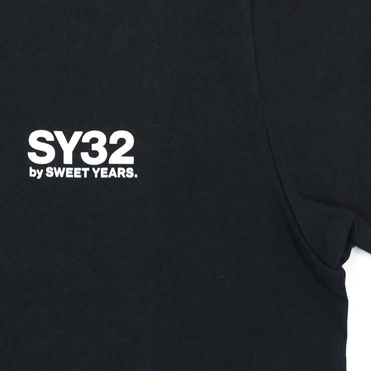 SY32 by SWEET YEARS エスワイ32 ボックス ロゴ パターン プリント T 