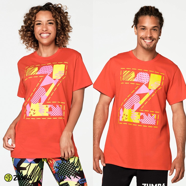 ZUMBA ズンバ 正規品 ユニセックス Tシャツ RED XSサイズ Sサイズ M