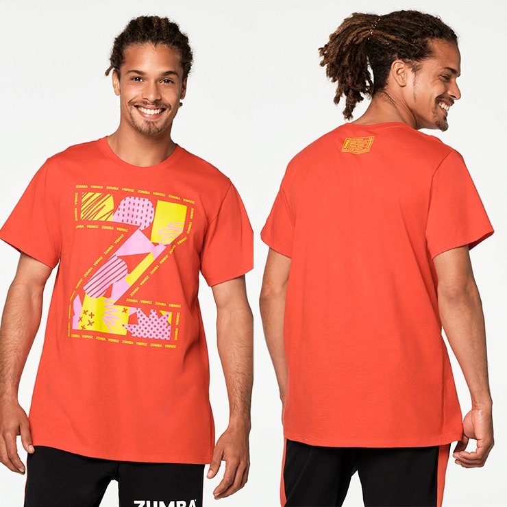 ZUMBA ズンバ 正規品 ユニセックス Tシャツ RED XSサイズ Sサイズ M