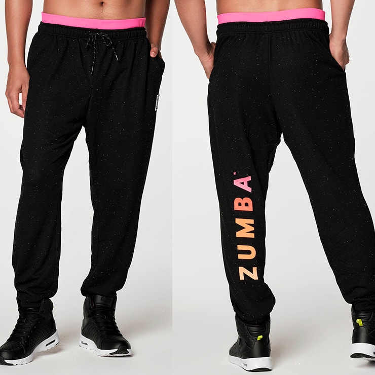 ZUMBA ズンバ 正規品 ユニセックス ダブル ウエストバンド ロング