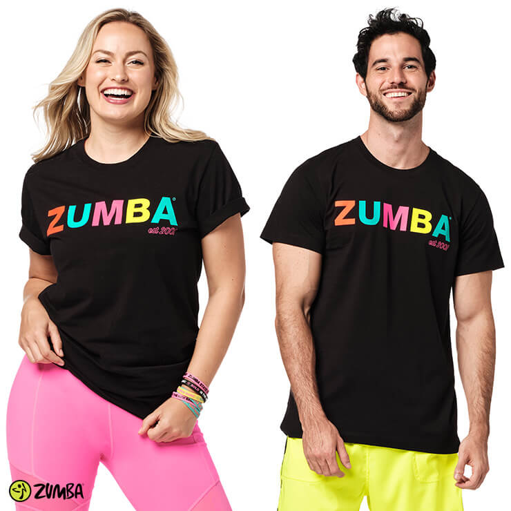 Zumba ズンバ ユニセックス Tシャツ ロゴ Black Xs Sサイズ M Lサイズ 再入荷商品 2 26日時更新 完売分再入荷 フィットネスウェアのセレクトショップ La Body