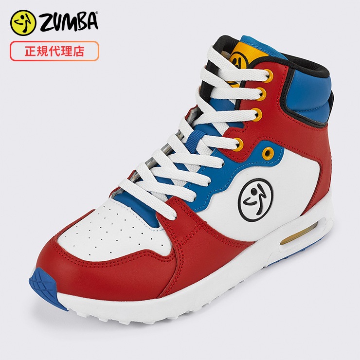 ZUMBA ズンバ 正規品 AIR CLASSIC HIGH スニーカー シューズ RED