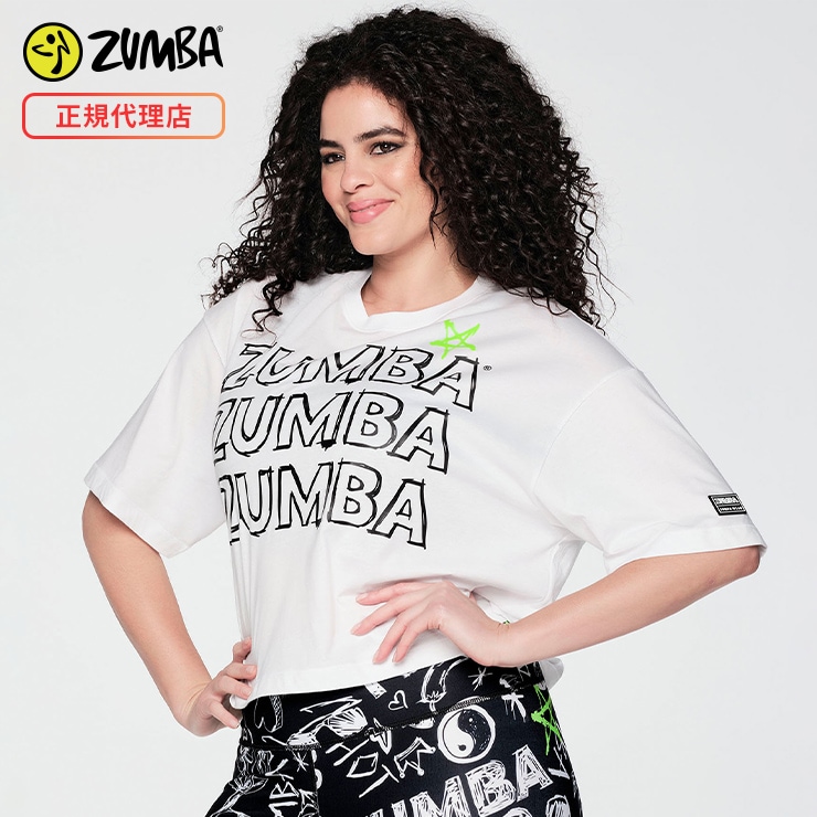 ZUMBA ズンバ 正規品 ZUMBA TOO COOL トップス WHITE XSサイズ Sサイズ Mサイズ-フィットネスウェアのセレクトショップ  LA BODY