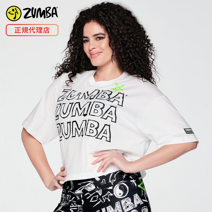 ZUMBA ズンバ 正規品 ZUMBA TOO COOL トップス WHITE XSサイズ Sサイズ