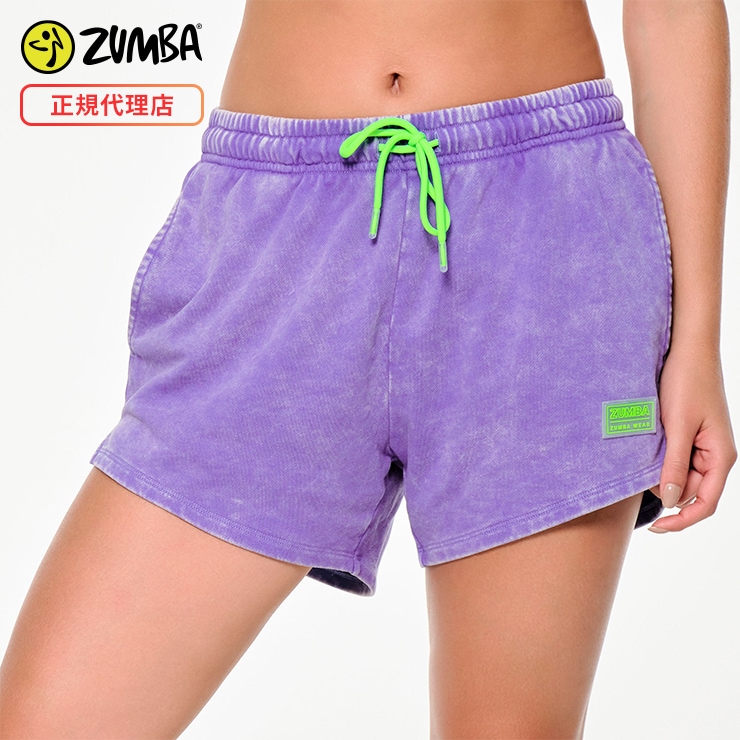 ZUMBA ズンバ 正規品 ZUMBA GLOW ショーツ ショートパンツ PURPLE 