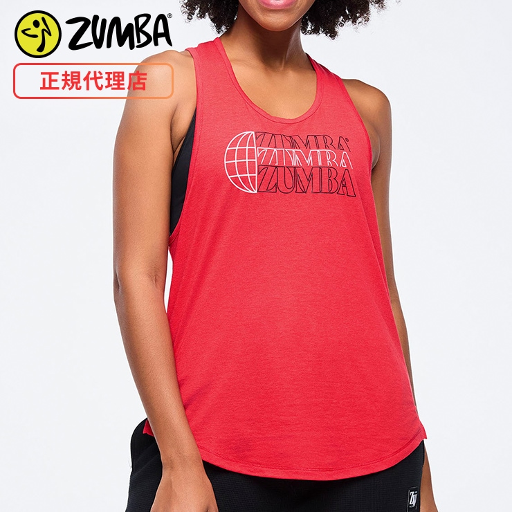 アウトレット ZUMBA ズンバ 正規品 タンクトップ メンズ 男女兼用 ユニ