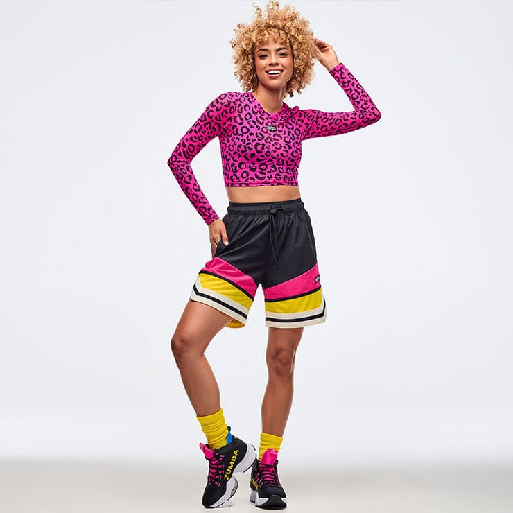 ZUMBA ズンバ 正規品 レディース Tシャツ 長袖 メッシュ