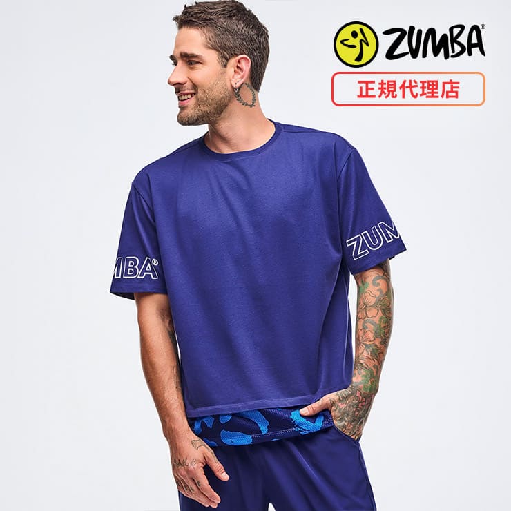 ZUMBA ズンバ Ｔシャツ ズンバ ZUMBA Explore クルーネック ロゴ Tシャツ イエロー