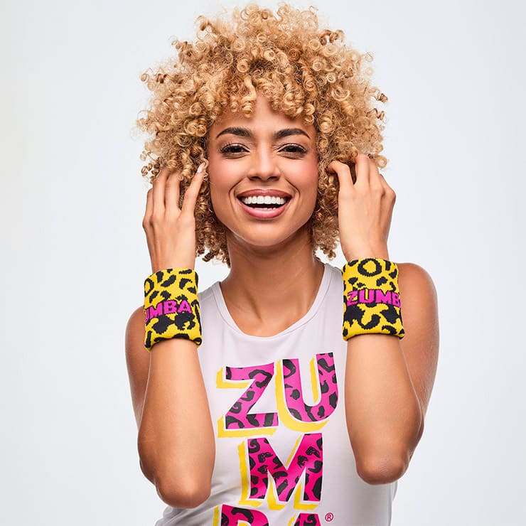 ZUMBA ズンバ 正規品 2個セット リストバンド レオパード