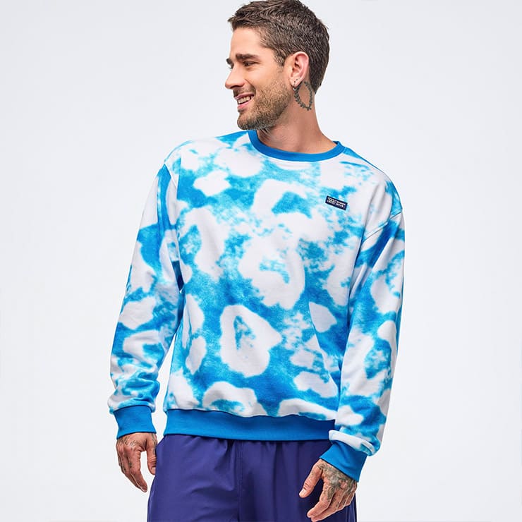 ZUMBA ズンバ 正規品 ユニセックス スウェット 長袖 タイダイ