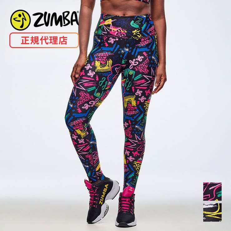 ZUMBA レギンス 正規品 正規品 ZUMBA レギンス⭐️スワロフスキー M