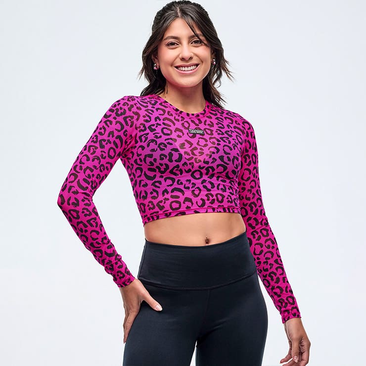 ZUMBA ズンバ 正規品 レディース Tシャツ 長袖 メッシュ