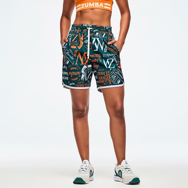 ZUMBA ズンバ 正規品 ウェア パンツ メンズ ショートパンツ ロゴ