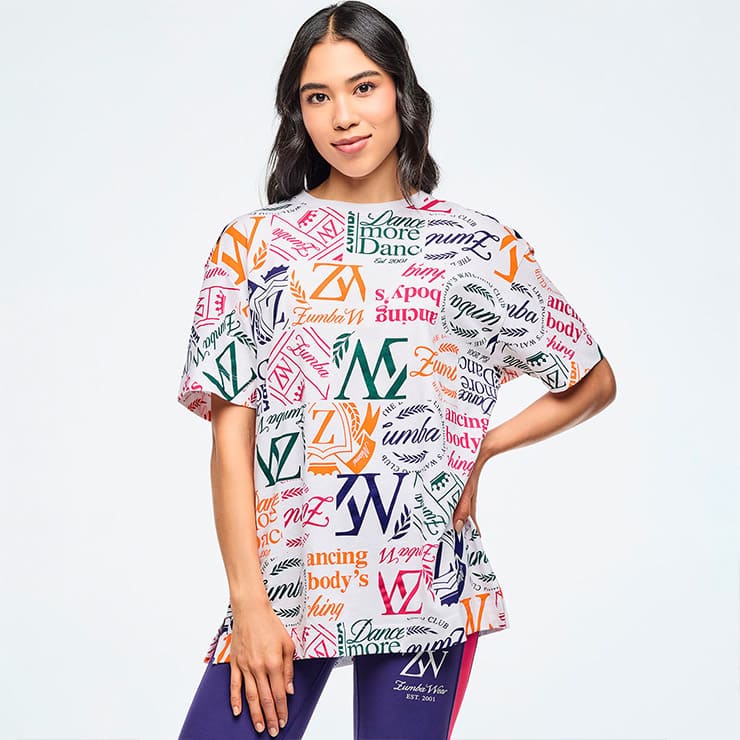 ZUMBA ズンバ 正規品 ウェア トップス Tシャツ オーバーサイズ