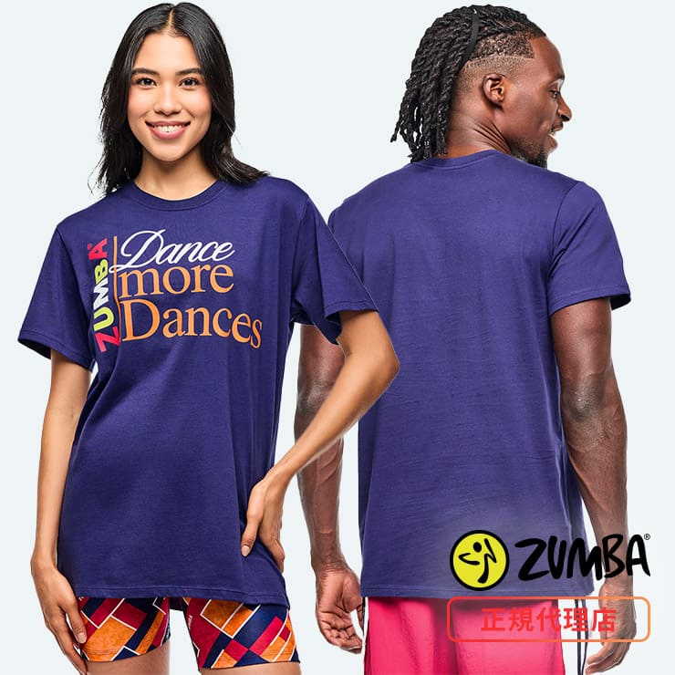 【新品・正規品】ZUMBA ズンバ ウェア Tシャツ デニムブルー 3枚セット ZUMBA ズンバ 正規品 ウェア トップス Tシャツ ユニセックス