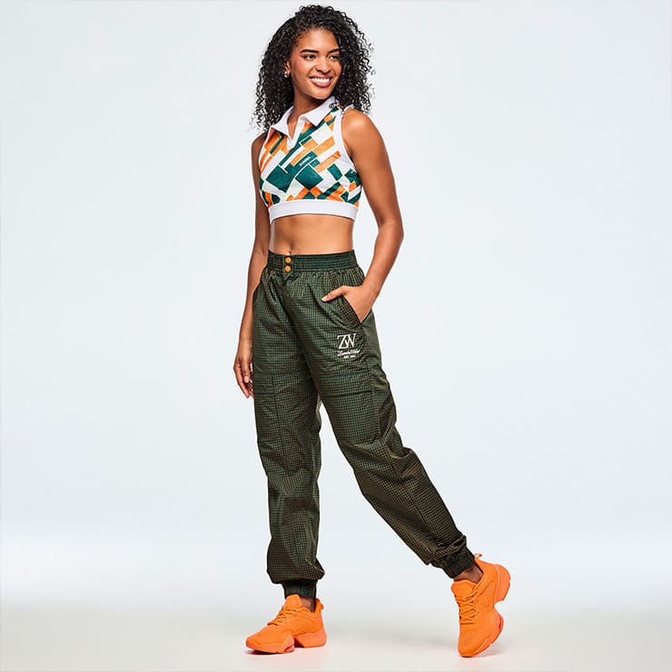 ZUMBAカーゴパンツ　正規品 ZUMBA ズンバ 正規品 レディース パンツ カーゴパンツ ロング