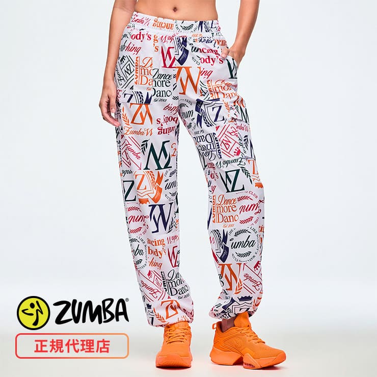 ZUMBA ズンバ 正規品 ウェア パンツ レディース カーゴパンツ ロゴ