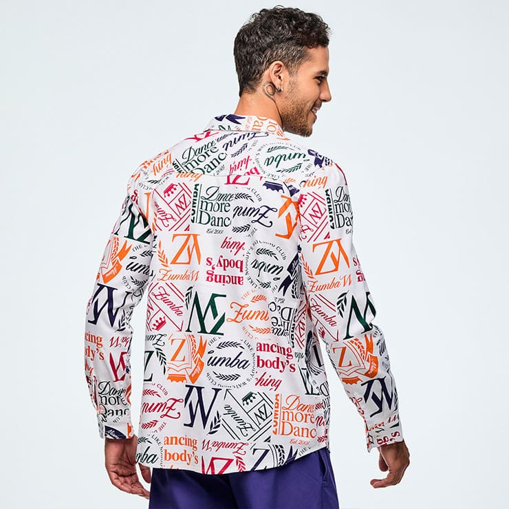 ZUMBA Class of 2001 Button Down   Хå