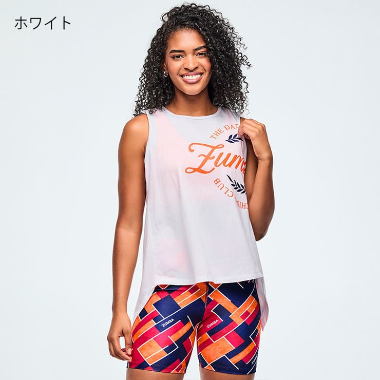 超美品！ZUMBA 正規品　ズンバ　半袖　トップス　サイズL ZUMBA ズンバ 正規品 トップス レディース タンクトップ ロゴ