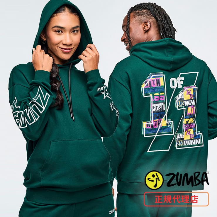 ZUMBA ズンバ 正規品 ウェア フーディ ユニセックス トップス パーカー