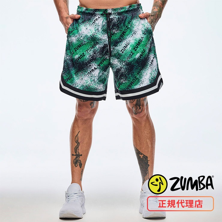 ZUMBA ズンバ 正規品 ウェア パンツ メンズ ショートパンツ メッシュ