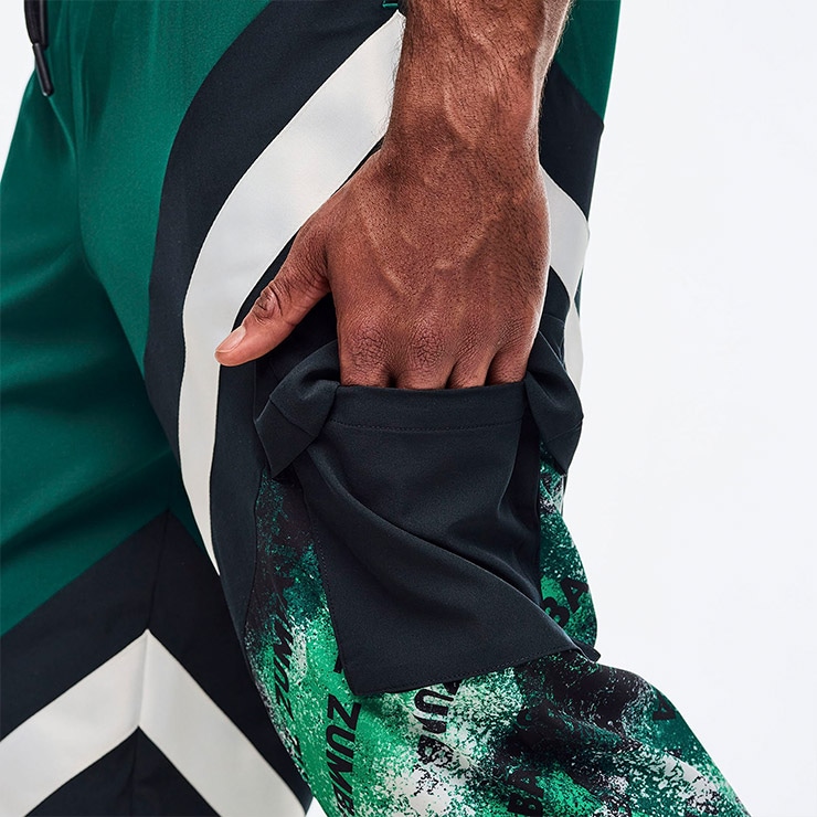 ZUMBA ズンバ 正規品 ウェア パンツ メンズ カーゴパンツ ストレッチ