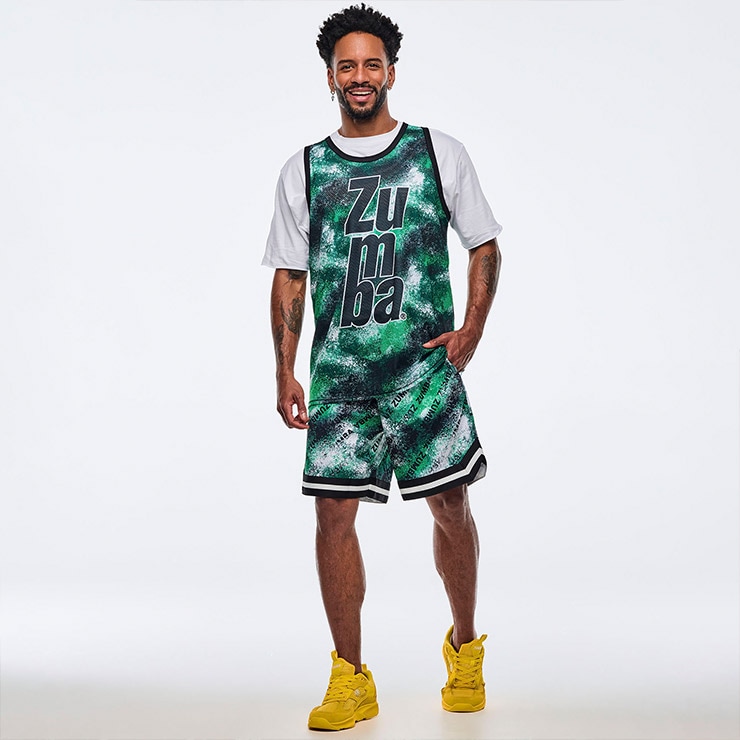 ZUMBA ズンバ 正規品 ウェア パンツ メンズ ショートパンツ メッシュ