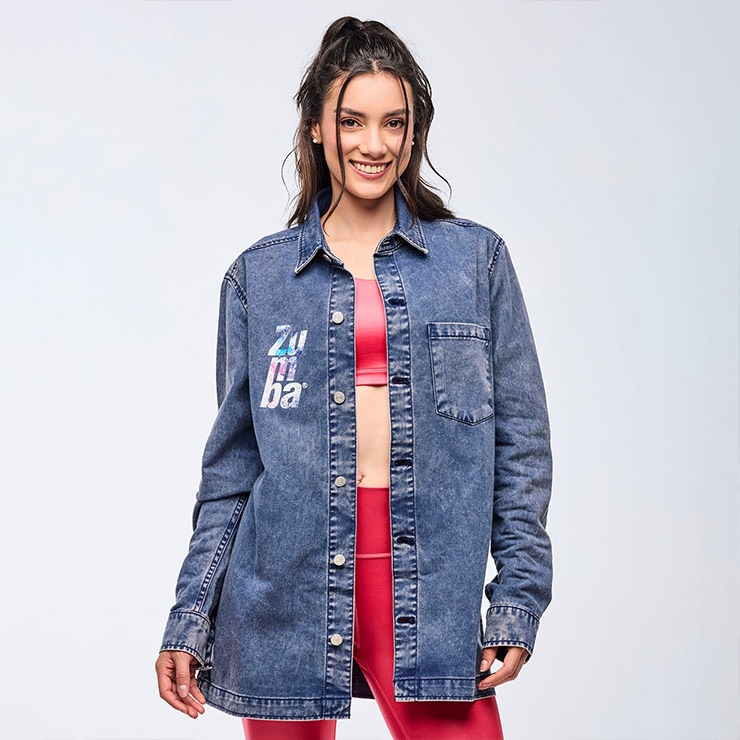 ZUMBA ズンバ 正規品 ウェア シャケット デニム シャツ ジャケット