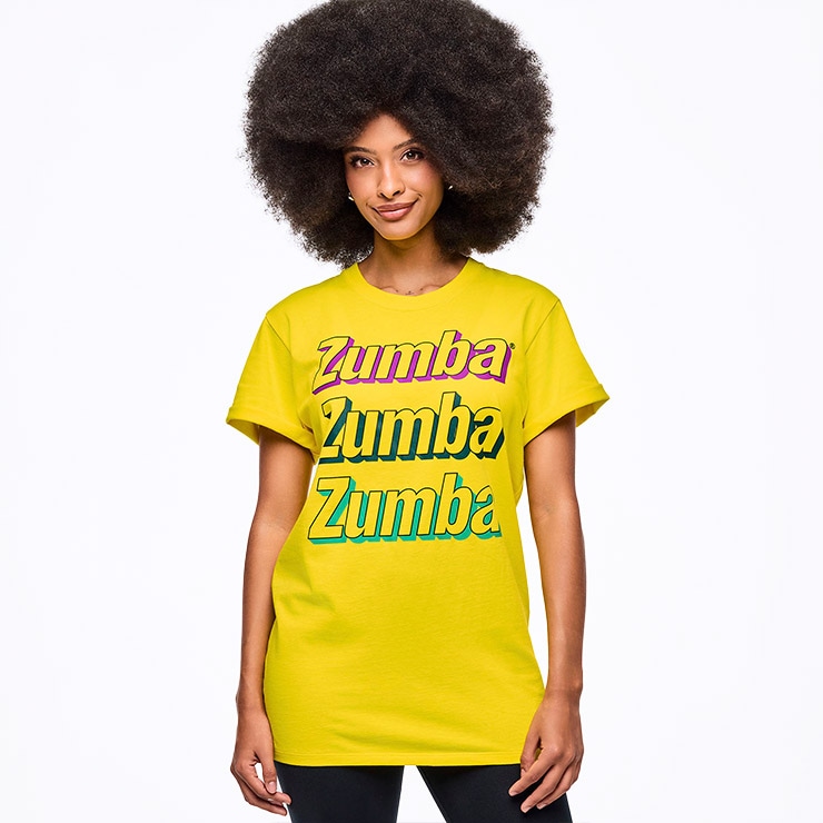 ZUMBA ズンバ 正規品 Tシャツ 半袖 ロゴ ユニセックス トップス
