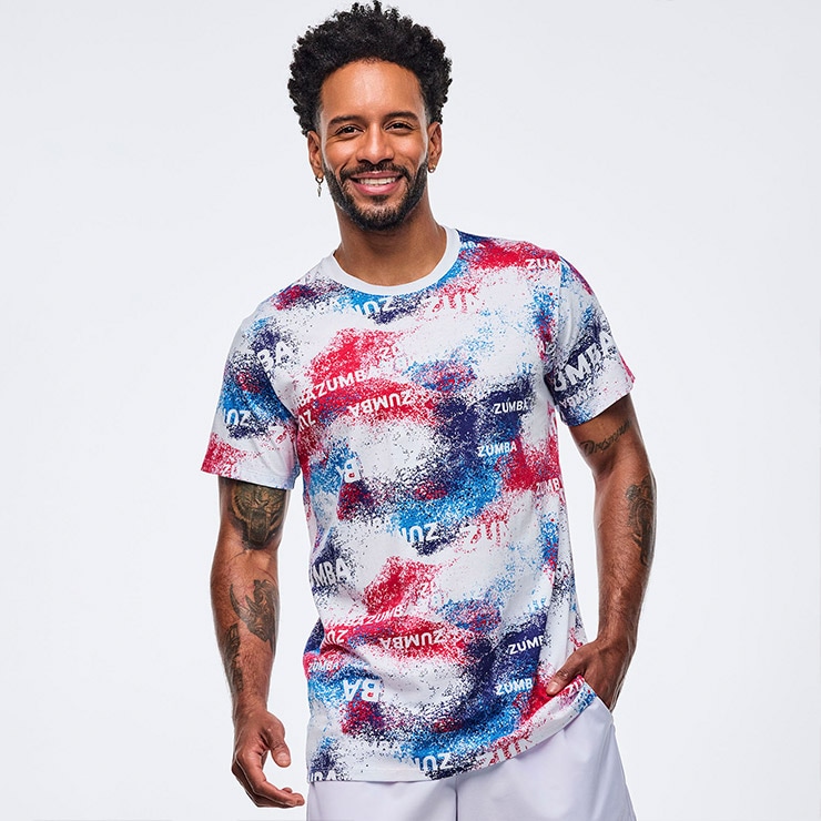 ZUMBA ズンバ 正規品 Tシャツ 半袖 ロゴ グラフィック ユニセックス