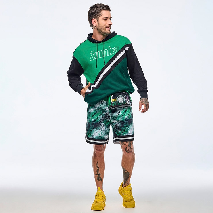 ZUMBA ズンバ 正規品 ウェア パンツ メンズ ショートパンツ メッシュ