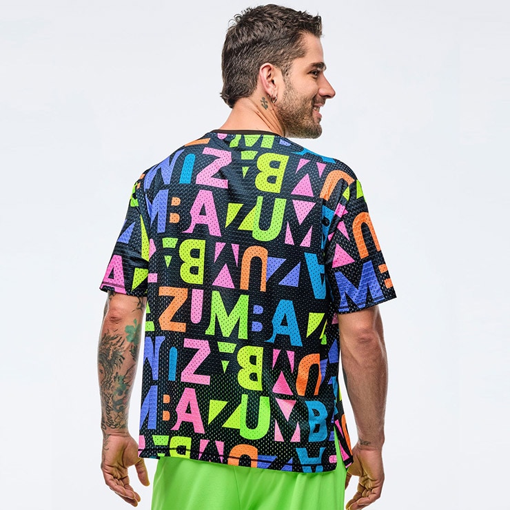 ZUMBA ズンバ 正規品 ウェア レディース Tシャツ トップス メッシュ