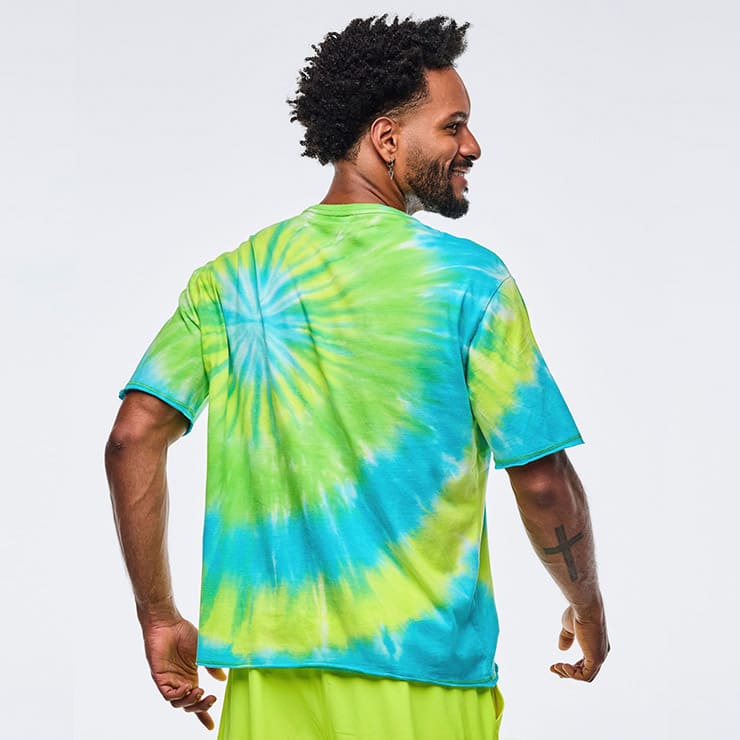 ZUMBA タイダイ Tシャツ 新品　L ZUMBA ズンバ 正規品 ウェア レディース Tシャツ トップス 半袖